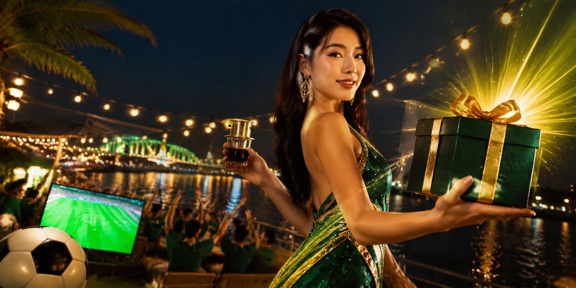 Người hâm mộ bóng đá tại Huế theo dõi trận đấu và đặt cược qua điện thoại bên ly cà phê